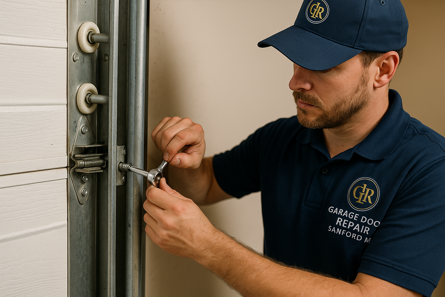 Garage Door Track Repair